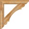 Ekena Millwork Olympic Slat Rough Sawn Bracket, Western Red Cedar, 6"W x 44"D x 44"H BKT06X44X44OLY06RWR - alternate 3